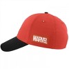 Adult Deadpool Logo Red Snapback Hat - 3 of 4