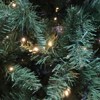 Resenkos 7.5ft Flocking Tied Light Christmas Tree Green - 3 of 4