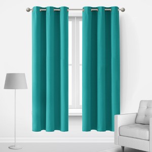 Deconovo Grommet Blackout Curtains, 2 Panels, OEKO-TEX Certified - 1 of 4