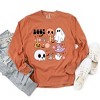 Simply Sage Market Women's Boo Chart Long Sleeve Garment Dyed Tee - 3 of 4