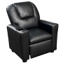 LOVMOR Kids Recliner Chair, Kid Upholstered Couch with Cup Holder, Footrest&Backrest, Toddlers Velvet Recliner w/ Headrest&Footrest - 3 of 4