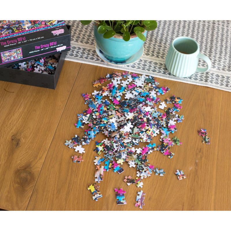 Toynk The Crazy 80's! Retro Puzzle For Adults And Kids | 1000 Piece Jigsaw Puzzle, 4 of 8