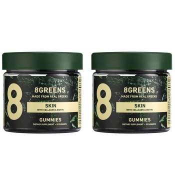 8Greens Skin Gummies with Collagen & Biotin Dietary Supplement