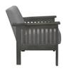 CAVINAS Textured Accent Chair with Mid-Height Backrest and Rubberwood Frame,Upholstered Living Room Chair,Reading Chairs for Living Room - 3 of 4