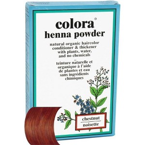 Colora Henna Powder Hair Color - Chestnut (2oz) - Natural Organic Hair Color - 1 of 4