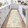 Area Rug Machine Washable Rug Vintage Distressed Non Slip Non Shedding Rugs Low Pile Foldable Retro Printed Indoor Carpet for Living Room Bedroom - 2 of 4