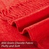 Christmas Throw Blanket, Chenille Throws and Blankets for Couch, Fluffy Soft Knitted Throw with Tassel Fringe, 50x60inch - 4 of 4