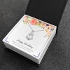 Birthday Greeting Card Silver Anchor Heart Necklace Womens Ginger Lyne Collection - 2 of 4