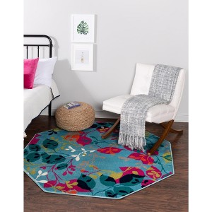 Unique Loom Azalea Collection Area Rug - Indica (' " x ' "  ) - 1 of 4