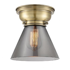 Cone - 1 Light Flush Mount In Industrial Style-7.4 Inches Tall and 7.75 Inches Wide - 1 of 1