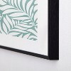Heather Dutton Flowing Leaves Seafoam Metal Framed Art Print - Deny Desings - 3 of 3