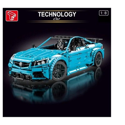 MPM Sports Car Building Blocks Speed Racing Model Bricks Assembly DIY Toys 1:8 Supercar set, 4129PCS, Promote Child's Hand-Eye Coordination, Divergent