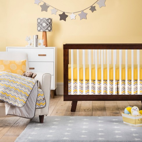 Trend Lab 3pc Crib Bedding Set, Yellow Nursery Bedding Sets