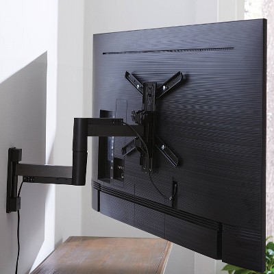 Sanus Accents Medium Full Motion TV Wall Mount for 22-55&#34; TVs &#8211; Black (AMF319-B1)_8