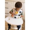 Tiny Twinkle Mess-Proof and Waterproof Baby Food Bib for Boys or Girls, Machine Washable and BPA-Free w/Adjustable Closure - 4 of 4