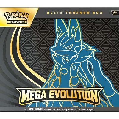 Pokemon TCG: Mega Evolution Elite Trainer Box - Mega Lucario (9 Packs, Promo Card)