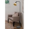 Cal Lighting 60 Watt Vittorio Downbridge Metal Tiffany Floor Lamp - 4 of 4