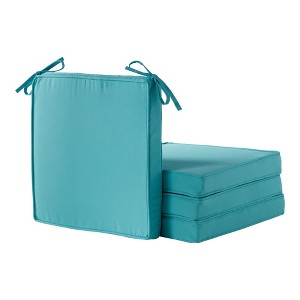 18in Square Outdoor Chair Pad Set of 4 - 1 of 4