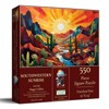 Sunsout Southwestern Sunrise 550 pc Jigsaw Puzzle 71378 - 2 of 4