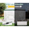 AMERLIFE 13.5x13.5x9 FT Hexagonal Walk-in Greenhouse, Windbreak Ropes, Waterproof PE Cover - 4 of 4