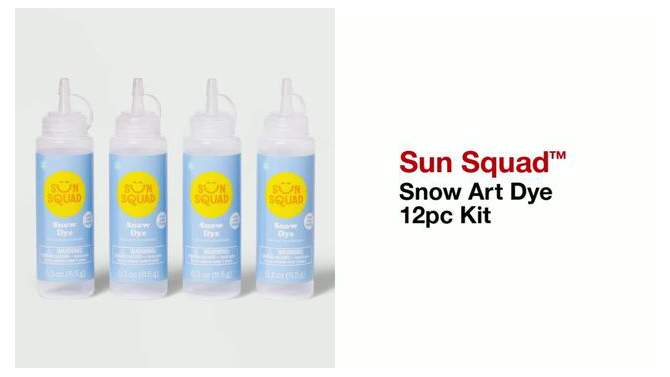 Snow Art Dye 12pc Kit - Sun Squad&#8482;, 2 of 6, play video