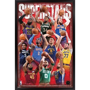 Trends International NBA League - Superstars 25 Framed Wall Poster Prints - 1 of 4