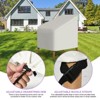 Unique Bargains 600D Oxford Waterproof Lawn Patio Chair Cover 2 Pcs - 3 of 3