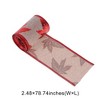Unique Bargains Gift Wrap Ribbons Polyester Red 78.74"x2.48" 1 Pc - 3 of 4
