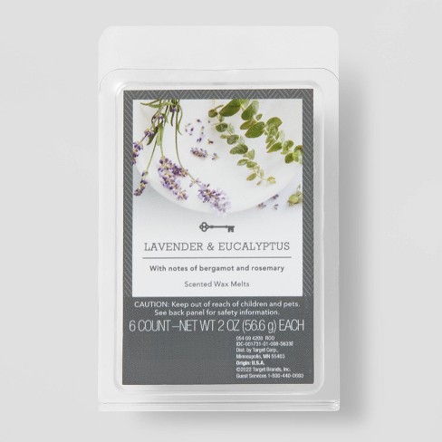 I & Candle (Eucalyptus / Lavender) Aromatherapy Wax Melts. 100% Soy Wax Non-GMO (Set of 2)
