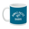 Hawaii Pacific University Shark Logo Ceramic Coffee Mug Novelty Gift Mugs for Coffee Tea and Hot Drinks 11oz White - 3 of 4