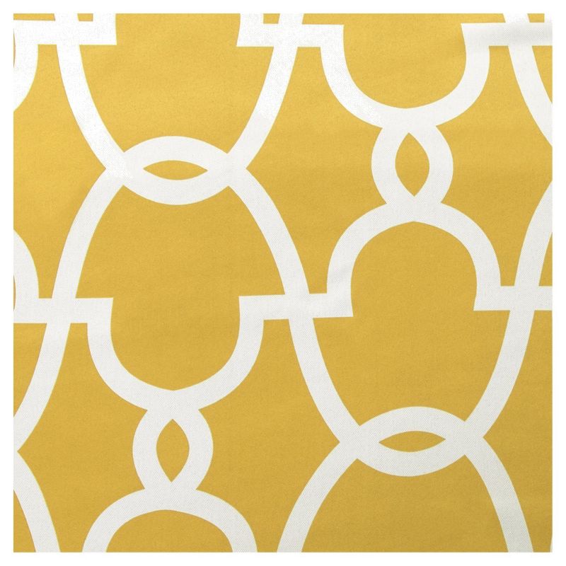 2pk 52&#34;x84&#34; Room Darkening Gates Sateen Woven Curtain Panels Yellow - Exclusive Home: Geometric, Thermal Insulated, Grommet Top, 4 of 7