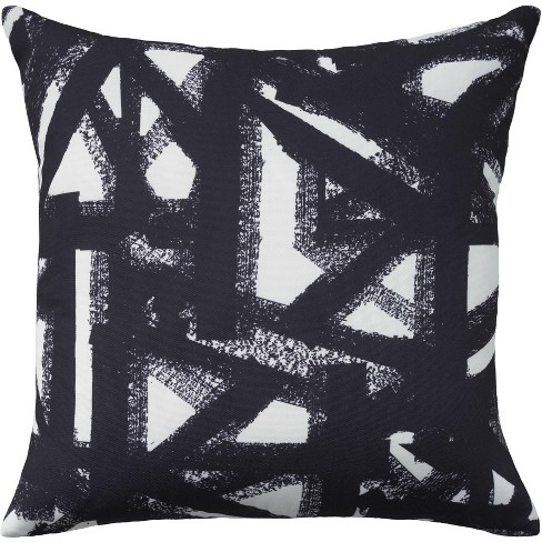 Waverly Brushwork 18" x 18" Black Indoor Throw Pillow - image 1 of 3