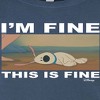 Women's - Disney - I'm Fine, This Is Fine Fitted Graphic T-Shirt - 2 of 3