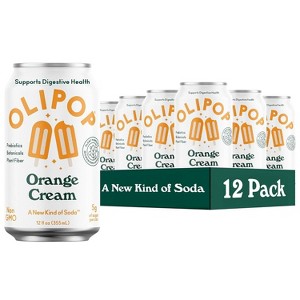 OLIPOP Orange Cream Soda - 12ct/12 fl oz Cans - 1 of 4