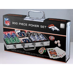 MasterPieces Casino Style 300 Piece Poker Chip Set - NFL Denver Broncos - 1 of 4