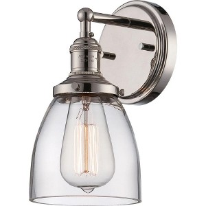 Nuvo Lighting Vintage 1 - Light Sconce in  Polished Nickel - 1 of 1