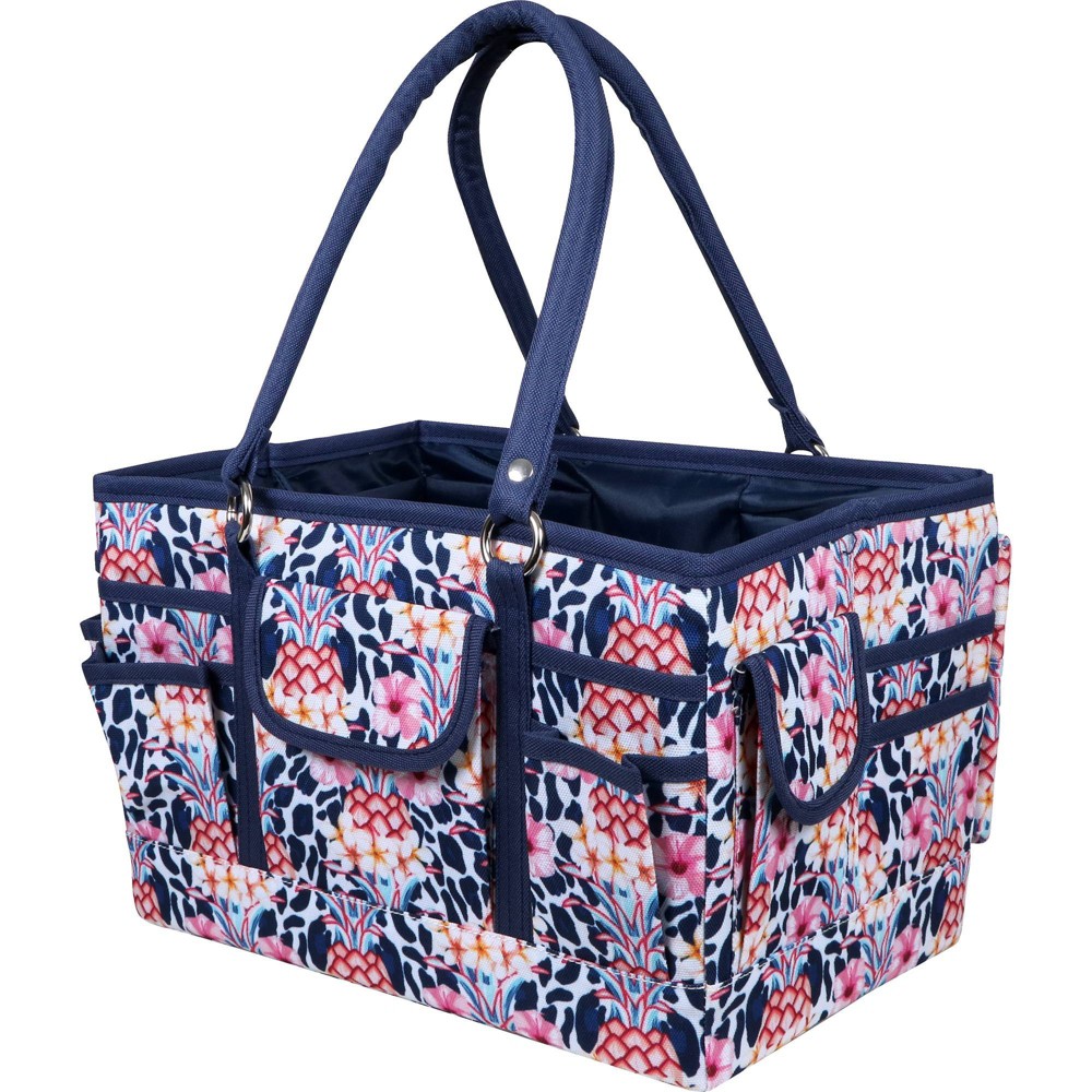 Photos - Accessory Singer Tropical Print Storage Tote 