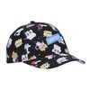 Lanky Box All-Over Character Print Youth Black Traditional Adjustable Hat - 3 of 4