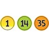 Teacher Created Resources® Brights 4Ever Numbers Magnetic Accents, 42 Per Pack, 3 Packs - 3 of 3