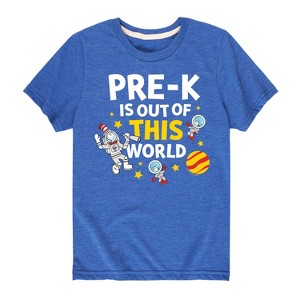 Boys' - Dr. Seuss - Pre-K Out Of This World Cat in the Hat Short Sleeve Graphic T-Shirt - 1 of 4