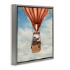Stupell Industries Sloth in Hot Air Balloon, 25" x 25" - 3 of 4