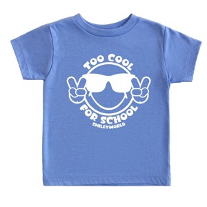 The Juniper Shop SmileyWorld Too Cool For School Toddler Short Sleeve Tee - 1 of 4