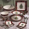 Spode Christmas Tree Tartan 5 Inch Square Tidbit Plates, Set of 4 - 5 Inch - 3 of 3