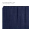 Modway Milenna Channel Tufted King/California King Headboard – Upholstered Fabric Headboard, Modern Vertical Design - 2 of 4