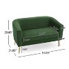 Christopher Knight Home Mava Indoor Upholstery Glam Loveseat - 3 of 4