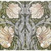 Signare USA William Morris Pimpernel And Thyme Green Panelled Pillowcase/Cushion Cover 18x18 Inch - 3 of 3