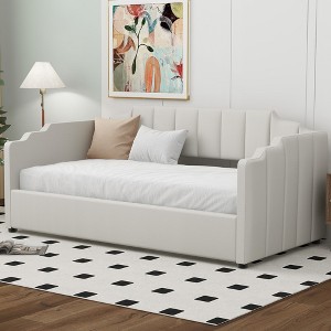 YOOCOZZ Modern Wood Upholstered Daybed with Big Underneath Storage Space - 1 of 4