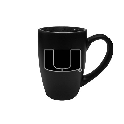 NCAA Miami Hurricanes 15oz Stealth Bistro Mug