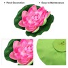 Unique Bargains Artificial Lotus Flower for Garden Ponds Pool Decoration 6 Pcs - image 3 of 4