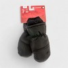 Canada Weather Gear Kid's Ski Mittens (4-6 Years) - Warm Winter Mittens - Insulated and Waterproof Gloves for Cold Weather (Black) - 2 of 4